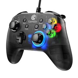 Game Controllers Joysticks GameSir T4w USB Wired Gamepad Controller with Vibration and Turbo Function PC Joystick for Windows 7 8 10 11 HKD230902