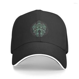 Ball Caps Custom Great Cthulhu Baseball Cap Women Men Breathable Horror Movie Lovecraft Dad Hat Streetwear