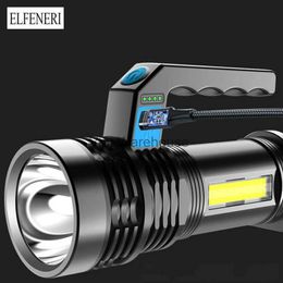 Torches Led High-light Super-light Flashlight Charging Outdoor High-power Long-range Portable Lamp Xenon Hernia Household Lamp HKD230902