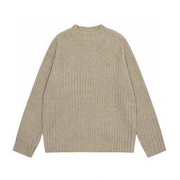 Men's Plus Size Hoodies & Sweatshirts jacquard letter knitted sweater in autumn / winter acquard knitting machine e Custom jnlarged detail crew neck cotton 1w00