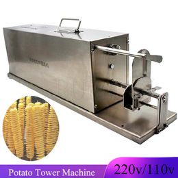 Potato Tower Machine Electric Spiral Cutting Tornado Whirlwind Automatic Stretching