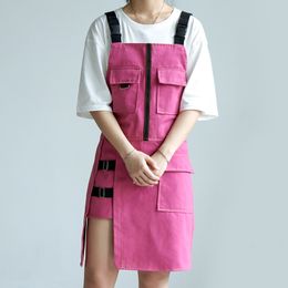 Aprons hairdressing Apron Work Beauty Men''s Milk Tea Shop Hairdresser Gardening Restaurant Waiter Dress Uniform 230901