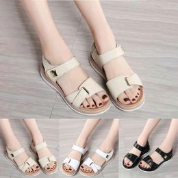 Sandals Casual Slope Bottom Roman Shoes Fashion Women'S Summer With Platform Women Chunky Heel