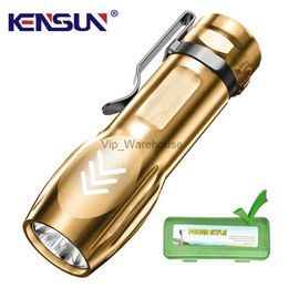 Torches Strong Light Flashlight Outdoor Household Portable LED Waterproof USB Charging Tactics Mini Flashlight HKD230902