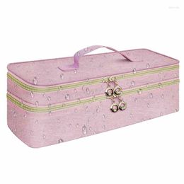 Storage Bags Double Layer Hair Dryer Case Waterproof Protective Multi-use Travel Cases Large Capacity