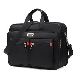 Briefcases Fashion Large Capacity Men's Briefcase Multifunction Laptop Bag Office Male Shoulder Messenger Business Handbag 230901