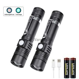 Torches Strong Light Led Flashlight Rechargeable Portable Mini Small Household Rechargeable Waterproof Outdoor Flashlight HKD230902