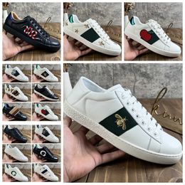 2024 New Classic Casual Shoes Men's Ace Embroidered Sneaker Designer Platform White Women