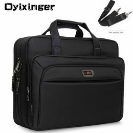 Briefcases Large Capacity Men Single Shoulder Bag 14" 15" 16 Inches Travel Men's casual fashion Handbags Business Briefcase Laptop 230901