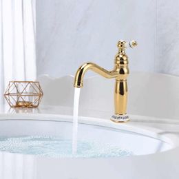 Bathroom Sink Faucets Faucet Antique Europe Style Basin Single Handle Mixer And Cold Lavatory Water Taps For Home