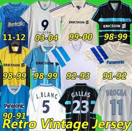 Maillot de foot Marseilles retro soccer jerseys 1990 1991 1992 1993 1998 1999 2000 2003 2004 2011 2012 DESCHAMPS PIRES Classic vintage Football Shirt BOLI PAYET LUCHO