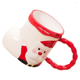 Dinnerware Sets Decorative Water Mug Office Ceramic Cup Xmas Coffee Tea Drinking Multifunction Christmas Gift