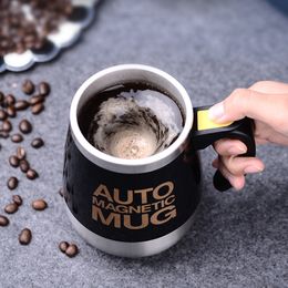 Mugs Fully Automatic Coffee Stirring Cup Stainless Steel Magnetized Home Portable Rechargeable Electric Magnetic 230901
