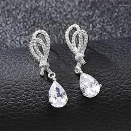 Dangle Earrings Bow Decoration Female Temperament Wild Wedding Bridal Party Jewellery Dress Up