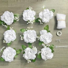 Decorative Flowers Flexible Flower Car Decorations Stunning Wedding Elegant European-style Sets With For Any Weddings