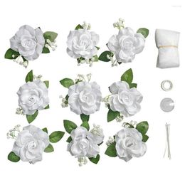 Decorative Flowers Wedding Car Hood Decorations Classic Elegant European-style Flower Easy For Any