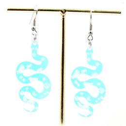 Dangle Earrings 1Pair 2023 Product CN Drop Snake Iridescent TRENDY Acrylic Jewellery For Women