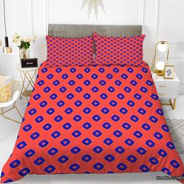 Bedding Sets Simple Geometric Series Duvet Cover Pillowcase 3d Digital Printed European And American Size Home Textile