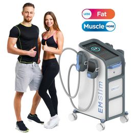 4 handles body sculpting emslim body contouring electrical muscle stimulation reduce cellulite lift the hip machine with seat