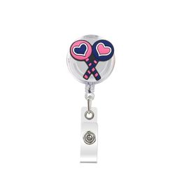 Business Card Files The Flowers Retractable Badge Reel With Alligator Clip Name Nurse Id Holder Decorative Custom Drop Delivery Otb4T