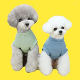 Dog Apparel Fashionable Three Colors Spring And Summer Thin Shirts Pet Cat Clothes Luxury T-Shirt Puppy