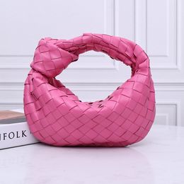 Designer Tote Bag High Quality New Edition Mini Jodie Bag Handmade Woven Knotted Clutch Bags Luxury Designer Handbags Hobo Purse Absolutely made of genuine leather