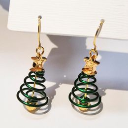 Dangle Earrings Trendy Statement Christmas Tree For Women Santa Claus Snowman Drop Jewellery Girls Gifts