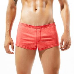 Men's Sleepwear Boxer Shorts Slp Bottoms Home Lounge Cotton Underwear Pajamas Boxers Male Underpants