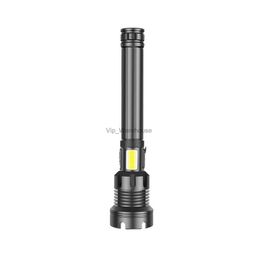 Torches Rechargeable Skidproof Flashlights Powerful Emergency Flashlight for Car Repair Household HKD230902