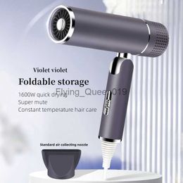 Electric Hair Dryer Professional Hair Dryer 1600w High-power Fast Drying Negative Ion Foldable Portable Household Hair Salon T-type Hair Dryer HKD230902