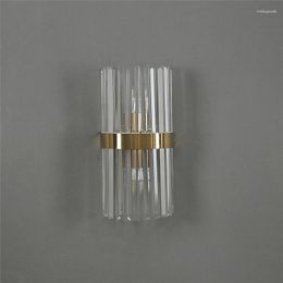 Wall Lamp Sliver Crystal Sconces Led Luxury Gold Bathroom Fixtures Mirror Light Lamps Loft Living Room Bedroom