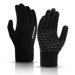 Outdoor Autumn and Winter Warm Gloves Fleece Running Men's Windproof Touch Screen Fitness Sports Photography Cycling Women