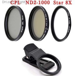 Filters KnightX 37mm 49mm 52mm 55mm 58mm Professional Phone Camera Macro Lens CPL Star Variable ND Filter all smartphones colse up Q230905