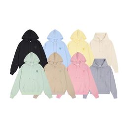 Autumn and Winter Heavyweight Hooded Sweater for Men and Women Couple Wear Love Simple Fashion Top Coat