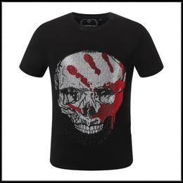 Designer PP Skull Diamond T-Shirt Tiger Phillip Plain Men T Shirt Short Sleeve Dollar Bear Brand Tee High Quality Skulls T Shirt Tops P2106