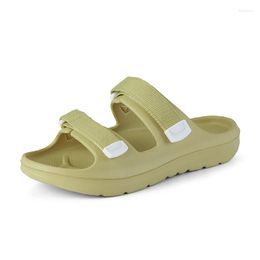 Slippers Classic Summer For Men 2023 Outdoor Sandals Breathable Non-slip Slip Slip-on Feel Adjustable Size39-45