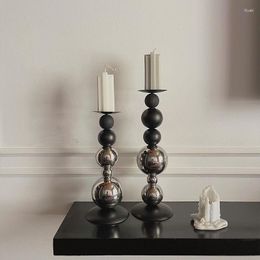 Candle Holders Light Luxury Candlestick Decoration Ins Retro Romantic Table Props Simple