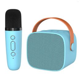 Microphones Mini Wireless Microphone Bluetooth Small Speaker Outdoor Portable Karaoke Audio Split Subwoofer