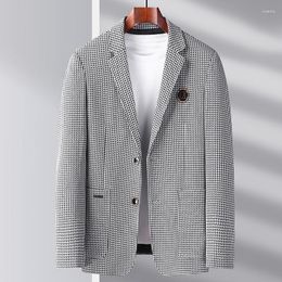 Men's Suits Fashion Business All-in-one Gentleman High-grade Trend Wedding Korean Version Of British Style Hosting Casual Blazer