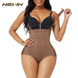 Waist Tummy Shaper HEXIN Shapewear Bodysuit Tummy Control Panties High Waist Girdle Slimming Butt Lifter fajas Waist Shaper Corset Reductoras 230901