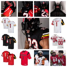 Maryland Terrapins Football jersey 43 Jonathan Akins 2 Beau Brade 45 Kellan Wyatt 11 Ryan Manning 21 Sean Williams 10 Tai Felton 77 Kevin Kalonji 42 DJ Samuels