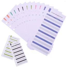 Gift Wrap Refill Home Office Supplies Cash Budget Replacements Portable Planner Colored Binder Clips Cards