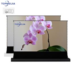 72 inch Black diamond Motorised Floor Rising projection screen 3D ALR Obsidian Home Theatre long throw projector screen