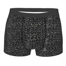 Underpants Metal Chainmail Mediaeval Viking Homme Panties Men's Underwear Sexy Shorts Boxer Briefs