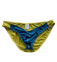 Underpants Style Brand Men Sexy Match Colour Briefs Triangle Pouch U Low Waist Modal Breathable Underwear Male Bikini