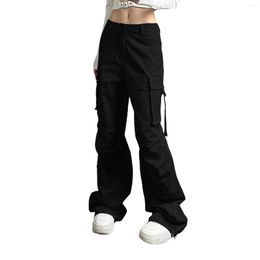 Ethnic Clothing American Retro Hip Hop Loose Fashion Worker Pants Girls Are Thin And All Mats Wearing Trousers