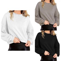 Women's Hoodies Cute Fall Girls Juniors Sweatshirts No Hood Spring And Autumn Jacket Casual Loose Fashion Waist Womens Size