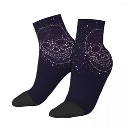 Men's Socks Constellation Skull Short Unique Casual Breatheable Adult Ankle