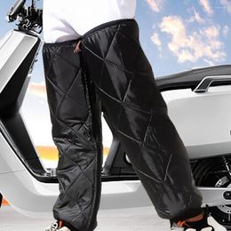 Motorcycle Armour Warm Leggings Covers Thickened Knee Leg Sleeves With Zipper Rainproof Wide Application Warmer Gaiters For Skiing
