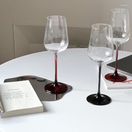 Wine Glasses 2Pcs Burgundy Bordeaux Goblet Handmade Goblets Champagne For Wedding Anniversary Christmas Gift